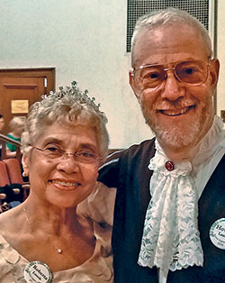 Howard and Roberta Lasnik at a Scottish dance